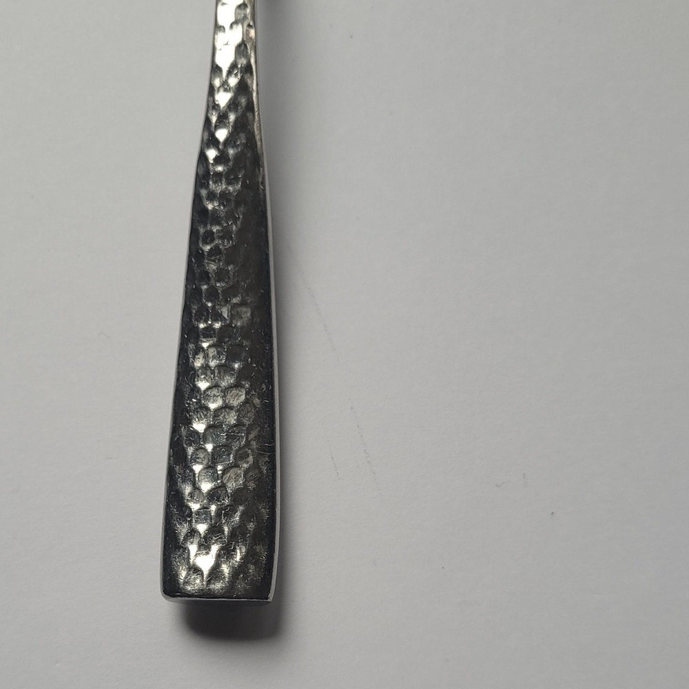 Fortessa Lucca Hammered Fork Stainless Steel Dinner 18/8 Replacement - Picture 2 of 10